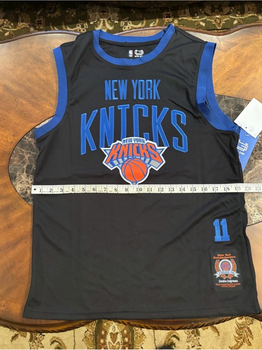 New York Knicks Jalen Brunson Ultra Game Brand Basketball Tank Top Size Small - Picture 5 of 5